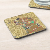 Klimt Umarmung Gold Kunst Untersetzer (Linke Seite)