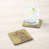 Klimt Umarmung Gold Kunst Untersetzer (Rechte Seite)