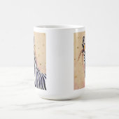 Klimt Zebra | In Blume verziert Kaffeetasse (Mittel)