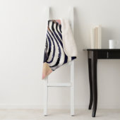 Klimt Zebra | In Blume verziert Sherpadecke (Beispiel)