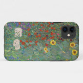 Klimts Bauerngarten mit Sonnenblumen Case-Mate iPhone Hülle (Rückseite (Horizontal))