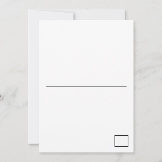 Klimts Der Kuss - Jugendstil Save the Date (Rückseite)