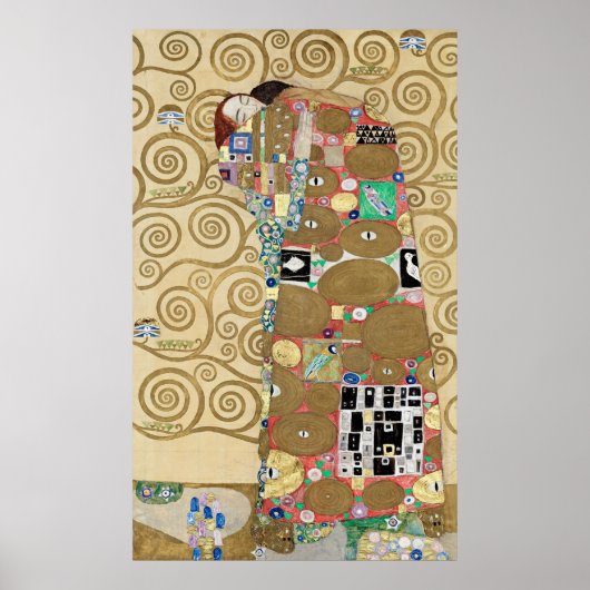 Klimts Erfüllung Poster (Vorne)