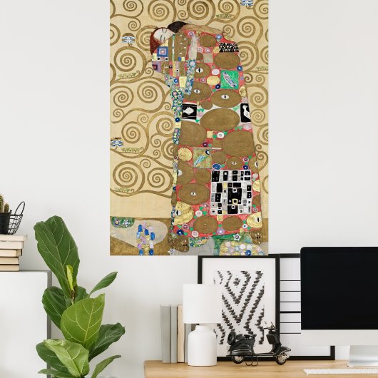 Klimts Erfüllung Poster (Heimbüro)