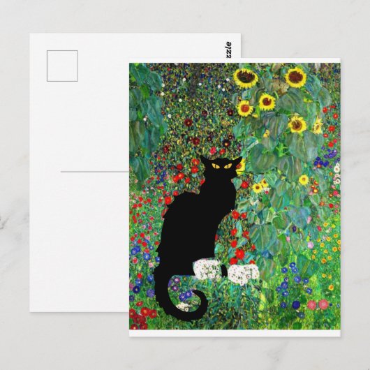Klimts Garten, Postkarte (Vorne/Hinten)