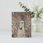 Klimts Hühner Postkarte (Stehend Vorderseite)