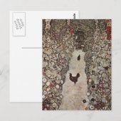 Klimts Hühner Postkarte (Vorne/Hinten)