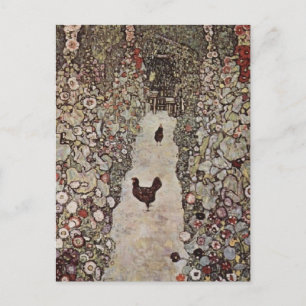 Klimts Hühner Postkarte