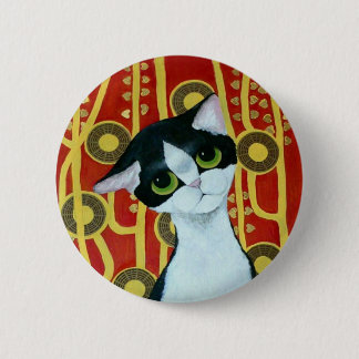Klimts Katze Button