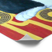 Klimts Katze Poster (Ecke)