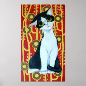 Klimts Katze Poster (Vorne)