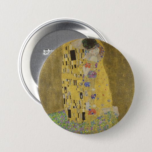 Klimts Kuss Button (Vorne & Hinten)