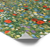 Klimts Mohnfeld Poster (Ecke)