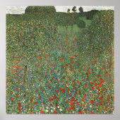 Klimts Mohnfeld Poster (Vorne)