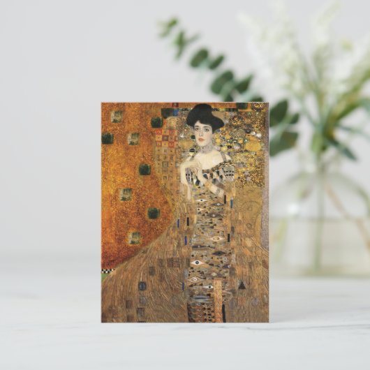 Klimts Portrait Adele Bloch-Bauer Postkarte (Stehend Vorderseite)