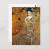 Klimts Portrait Adele Bloch-Bauer Postkarte (Vorne/Hinten)