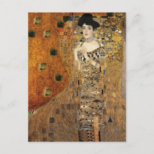 Klimts Portrait Adele Bloch-Bauer Postkarte (Vorderseite)