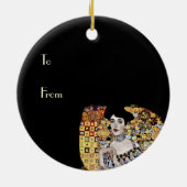 Klimts Portrait von Adele Bloch-Bauer Keramikornament (Hinten)