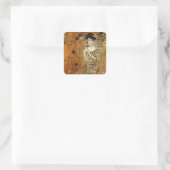 Klimts Portrait von Adele Bloch-Bauer Quadratischer Aufkleber (Tasche)