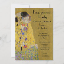 Klimts "The Kiss - Art Nouveau Engagement Party"