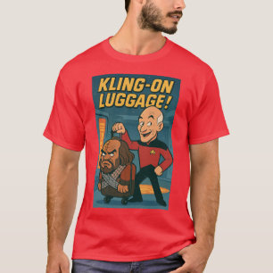 Kling-on-Gepäck! — Ein Star Trek Cartoon Parody T-Shirt