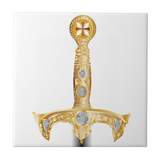 Klinge der knigths templar fliese (Vorderseite)