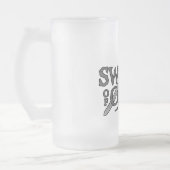 Klinge der Odin Logo-Tasse Mattglas Bierglas (Links)