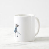 Klinge des Mutes Kaffeetasse (VorderseiteRechts)