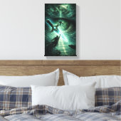 Klinge gegen das Universum Leinwanddruck (Insitu (Schlafzimmer))