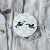 Klinge-kämpfen-Kolibris Button (Beispiel)
