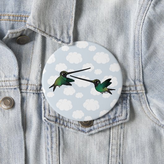 Klinge-kämpfen-Kolibris Button (Beispiel)