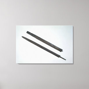 Klinge und Hülle, vom La Tene, die Schweiz Leinwanddruck