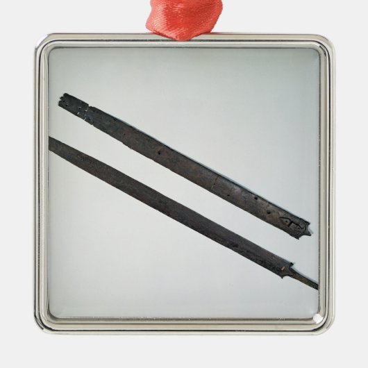 Klinge und Hülle, vom La Tene, die Schweiz Ornament Aus Metall (Vorne)