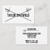 Klinge-Visitenkarte Visitenkarte (Vorne/Hinten)