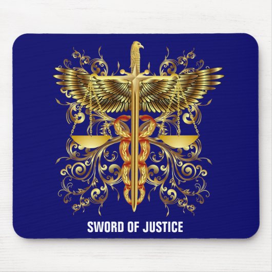 Klinge von Gerechtigkeit Mousepad (Vorne)