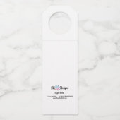 Klingel-Bell-Flaschen-Umbau durch Sue Weidlich Flaschenanhänger (Rückseite)