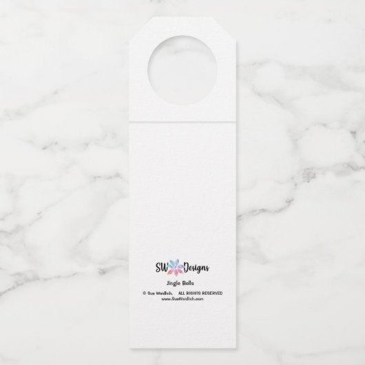 Klingel-Bell-Flaschen-Umbau durch Sue Weidlich Flaschenanhänger (Rückseite)