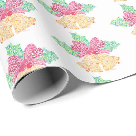 Klingel-Bell-Packpapier durch Sue Weidlich Geschenkpapier (Rolleneckpunkt)