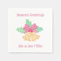 Klingel-Bell-Servietten durch Sue Weidlich