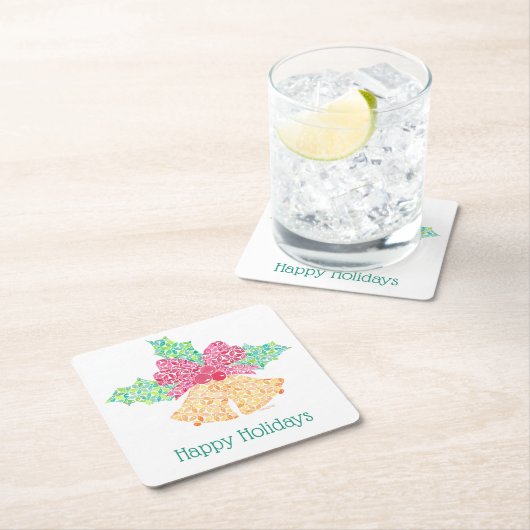 Klingel-Bell-Untersetzer durch Sue Weidlich Rechteckiger Pappuntersetzer (Vor Ort)