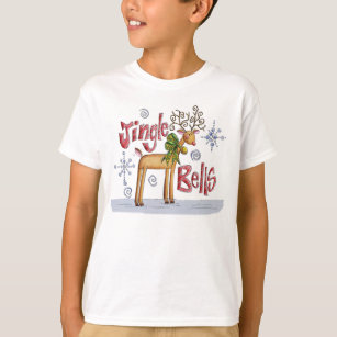 Klingel-Bell-Weihnachtst-shirt für Kinder T-Shirt