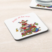 Klingel-Elfe (Set zwei) Getränkeuntersetzer (Linke Seite)