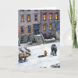 "Klingel-Klimpern Sie" Weihnachtskarte Feiertagskarte