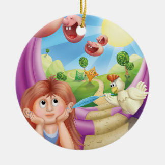 Klingel-Klingel wenig Gnome-glückliche Keramikornament