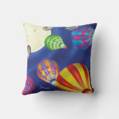 Klingel-Klingel wenig Gnome-Heißluft-Ballon-Kissen Kissen (Rückseite)