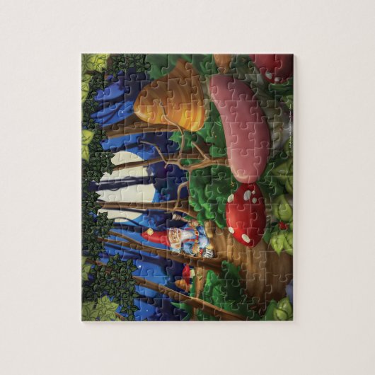 Klingel-Klingel wenig Gnome-Puzzlespiel mit Puzzle (Vertikal)