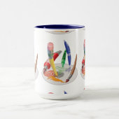 Klingel-Klingel wenig Gnome-riesige Kunst-Tasse Tasse (Zentrum)