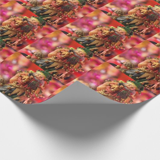 Klingel-Sankt-Packpapier Geschenkpapier (Ecke)