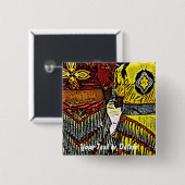 Klingel-Tänzer bereiten Knopf vor Button (Vorne & Hinten)