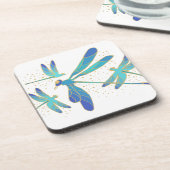 Klingeldrachenfliegen Getränkeuntersetzer (Linke Seite)